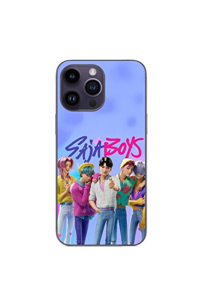 OEM Husa compatibila cu Apple iPhone 14 Pro Max Silicon Gel Tpu Model KPop De...