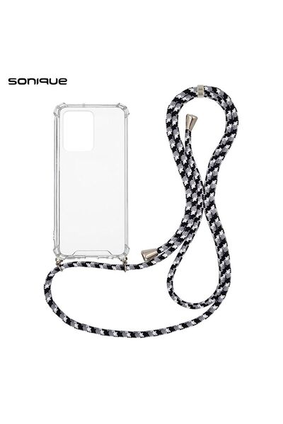 Sonique Θήκη Σιλικόνης με Κορδόνι Armor Clear Xiaomi Redmi Note 12 Pro 5G / P...