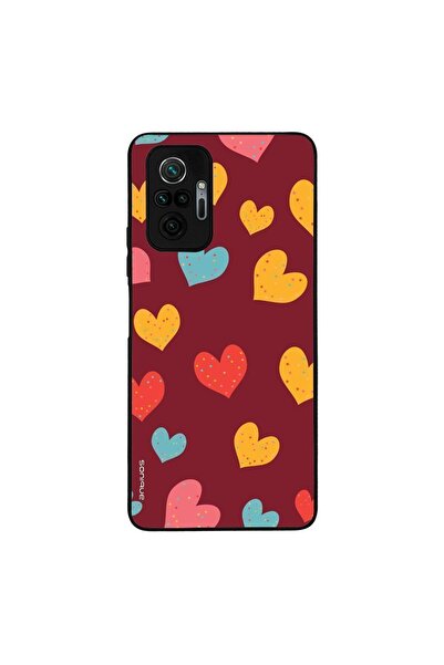 Sonique Θήκη Heart Series για Xiaomi Redmi Note 10 Pro Μπορντώ