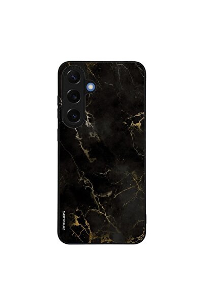 Sonique Θήκη Marble Series για Samsung Galaxy S25 Plus Μαύρο 01