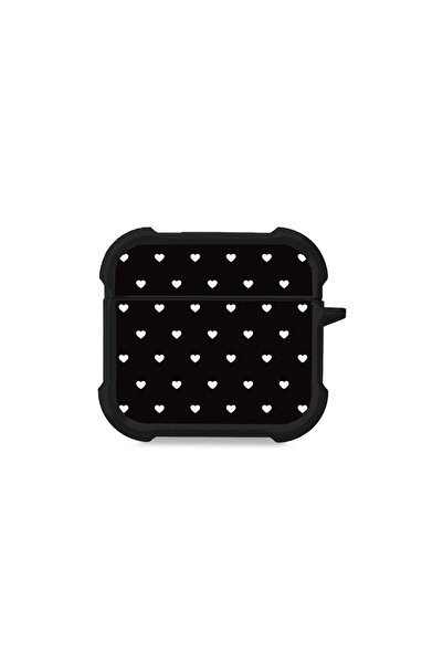 Sonique Θήκη Σιλικόνης Heart Series για AirPods 4 Μαύρο 02