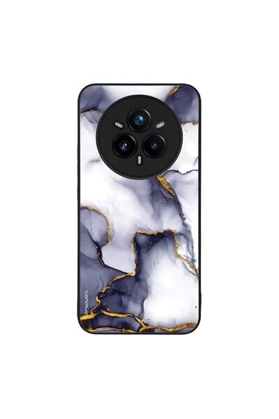 Sonique Θήκη Marble Series για Realme 14 Pro Plus 5G Μωβ Γκρι