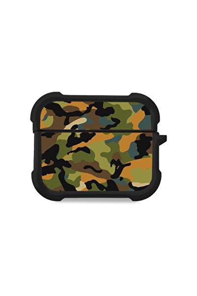 Sonique Θήκη Σιλικόνης Camouflage Army Series για AirPods Pro / Pro 2 Πράσινο 01