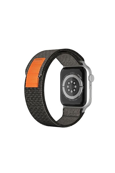 Sonique Λουράκι Nylon Loop Band για Apple Watch (38/40/41MM) Γκρι / Μαύρο