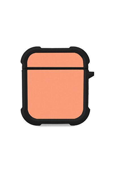 Sonique Θήκη Σιλικόνης ColorBloc Series για AirPods 1/2 Κοραλί