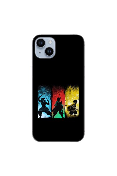 OEM Husa compatibila cu Apple iPhone 15 Plus Silicon Gel Tpu Model Demon Slay...