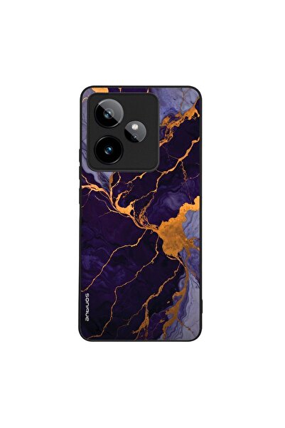 Sonique Θήκη Marble Series για Realme GT 7 5G / Realme GT 7T 5G Μωβ