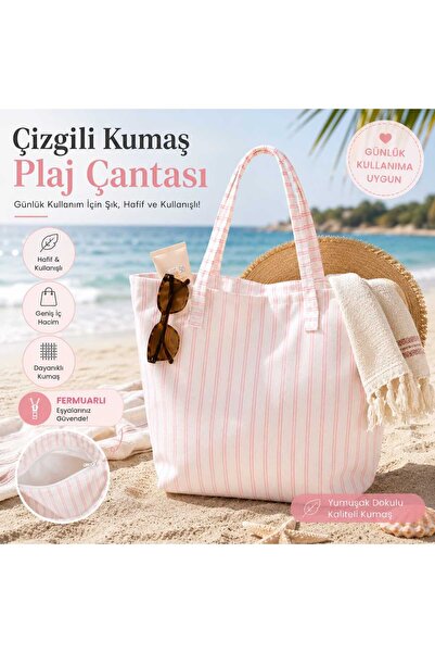 AZERÇANTA Pilaj Çantası - Geniş kullanım alanı - Premium Kanvas Çanta - Omuz ...