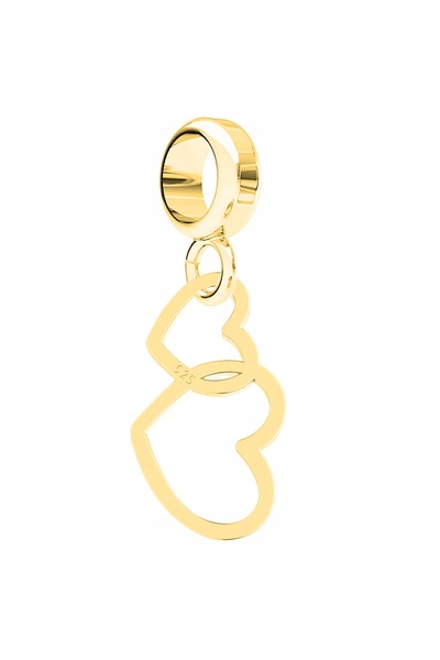 Larezo Pandantiv Tip Charm Pentru Bratari Modulare, Argint 925 Placat Cu Aur ...