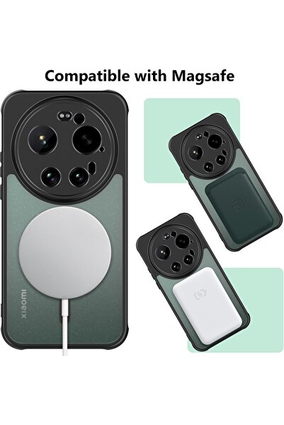 Rivor Xiaomi Mi 17 Ultra Uyumlu Kılıf Kamera Çıkıntı Magsafe Şarj Destekli Mat Hassas Button Kapak