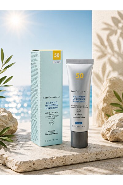 SkinCeuticals واقي الشمس أويل شيلد لتقليل عدم توحيد لون البشرة وعلامات البقع ...