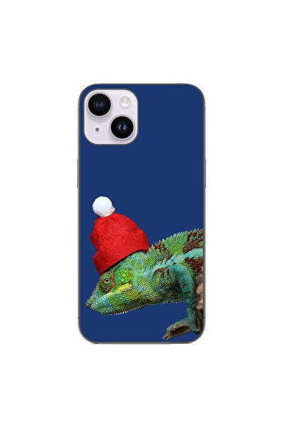 OEM Husa compatibila cu Apple iPhone 15 Silicon Gel Tpu Model Craciun Cameleon