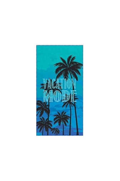 OEM Premium Beach Towel Blue with Patterned Made of Microfiber with Quick Dry...