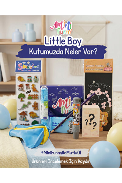 Mini Funny - Little Boy Erkek Çocuk Hediye Kutusu