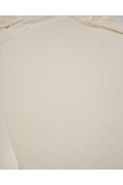 Kumaş Parça Cream Ecru Viscose Blended Woven Fabric, Full, Flexible, Soft, Su...