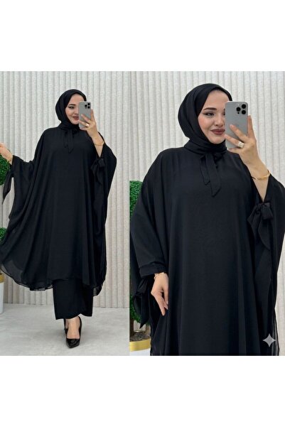 Sundussaracmoda Nazen Panço Siyah Siyah