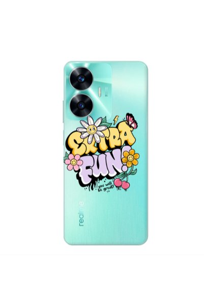 Other Realme C55 Extra Fun Transparent Silicone TPU Θήκη