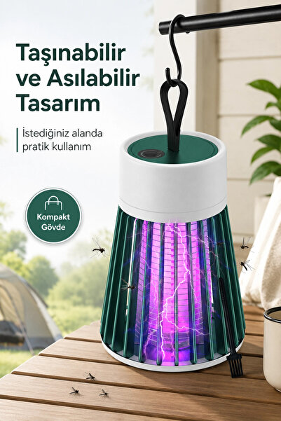 Eco Lounge Elektrikli Sinek Öldürücü Mor Işıklı Taşınabilir Haşere Lambası Te...
