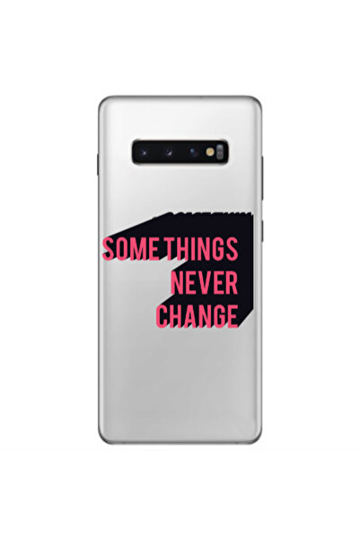 Other Samsung S10 Plus Somethings Never Change Transparent Silicone TPU Θήκη