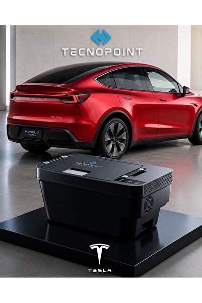 tecnopoint TESLA MODEL Y ÖZEL TASARIM 35 LİTRE OTO BUZDOLABI