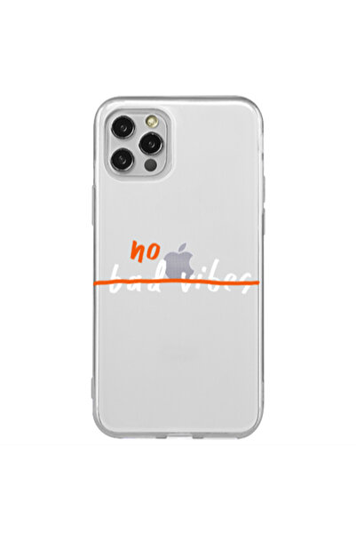 Other Apple iPhone 12 Pro No bad vibes 2 Transparent Silicone TPU Θήκη