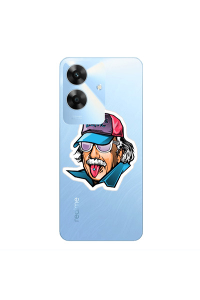 Other Realme Note 60 Einstein Transparent Silicone TPU Θήκη