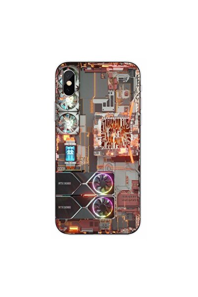 OEM Husa compatibila cu Apple iPhone XS Max Silicon Gel Tpu Model Motherboard