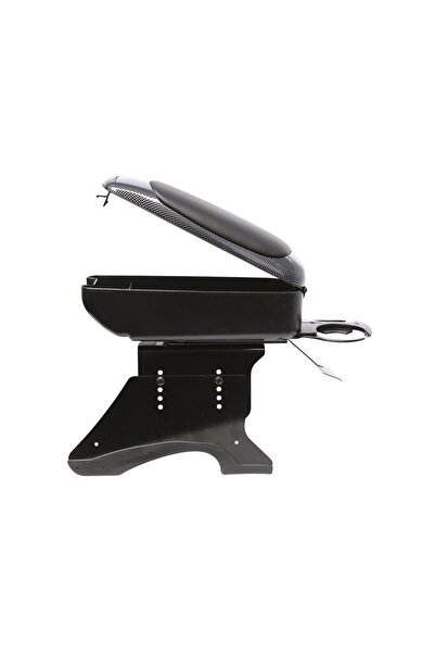 Carpoint Cotiera auto universala carbon, tapitata cu vinil negru