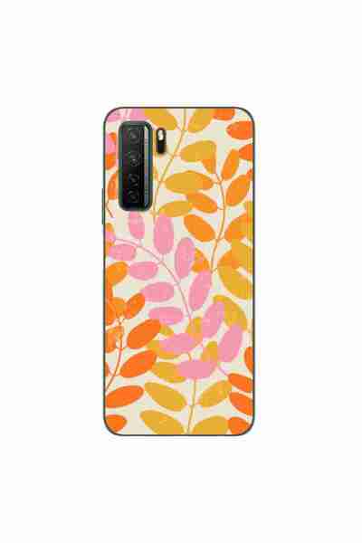 OEM Husa compatibila cu Huawei P40 Lite 5G Silicon Gel Tpu Model Summer Leaves