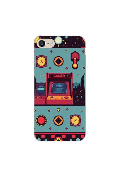 OEM Husa compatibila cu Apple iPhone 7, iPhone 8, iPhone SE 2020 Silicon Gel ...