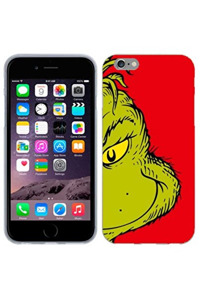 OEM Husa compatibila cu Apple iPhone 6S, iPhone 6 Silicon Gel Tpu Model Grinc...