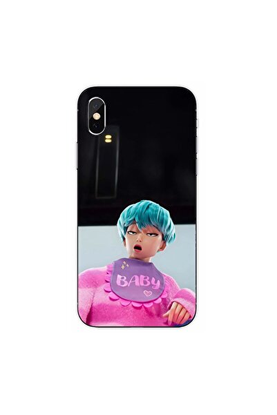 OEM Θήκη συμβατή με Apple iPhone X, από σιλικόνη gel TPU, με σχέδιο KPop Demo...