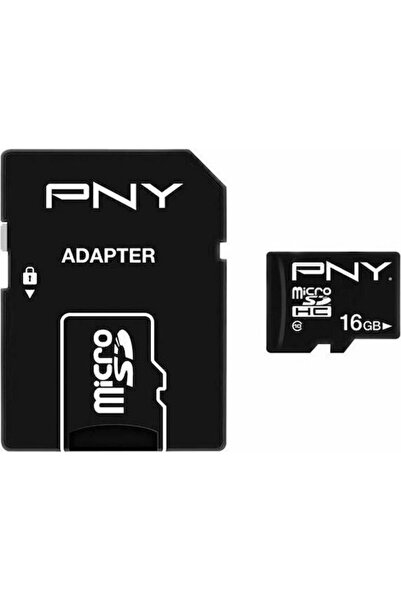 PNY microSDHC 16GB U1 UHS-I 10MB/s με Αντάπτορα