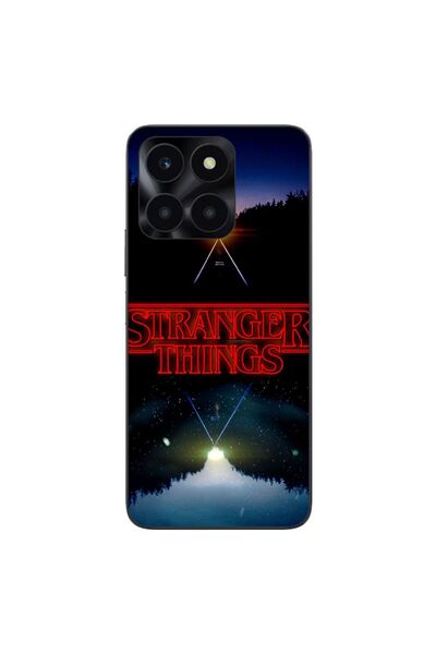 OEM Husa compatibila cu Honor X6a Silicon Gel Tpu Model Stranger Things Sunset