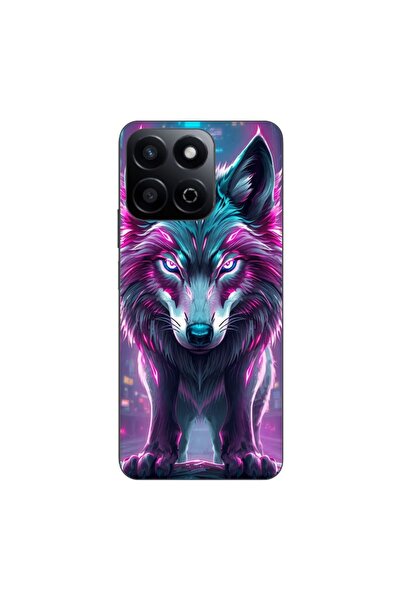 OEM Husa compatibila cu Honor 200 Smart Silicon Gel Tpu Model Cyberpunk Wolf