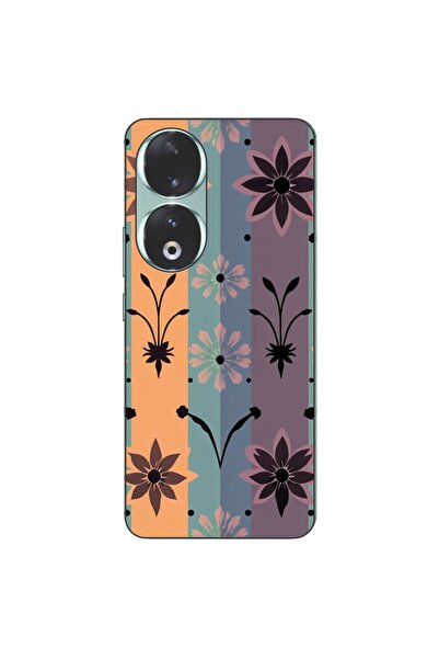 OEM Husa compatibila cu Honor 90 5G Silicon Gel Tpu Model Vintage Decal Flower