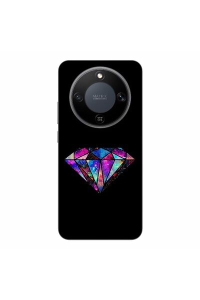OEM Husa compatibila cu Honor Magic8 Lite Silicon Gel Tpu Model Diamond Black