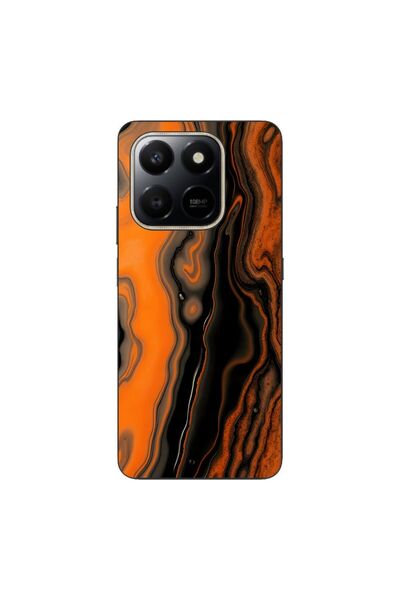 OEM Husa compatibila cu Honor X7d Silicon Gel Tpu Model Metallic Lava Flow Pa...