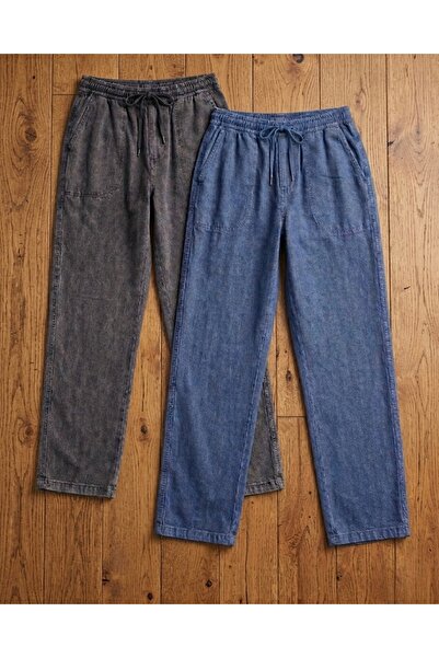 Minharir Double Layer Raw Linen Trousers