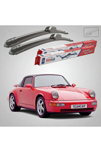 TEAMCAR Lamele ștergătoare Porsche 911 964 1989-1993 |   Set frontal plat – T...