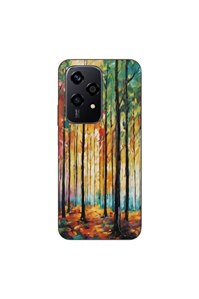 OEM Husa compatibila cu Honor 200 Lite Silicon Gel Tpu Model Colored Forest Art