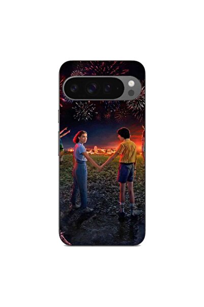 OEM Husa compatibila cu Google Pixel 9 Pro XL Silicon Gel Tpu Model Stranger ...