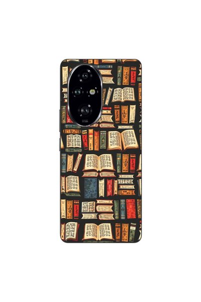 OEM Husa compatibila cu Honor 200 Pro Silicon Gel Tpu Model Books Pattern