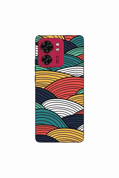 OEM Husa compatibila cu Motorola Edge 40 Silicon Gel Tpu Model Abstract Strip...