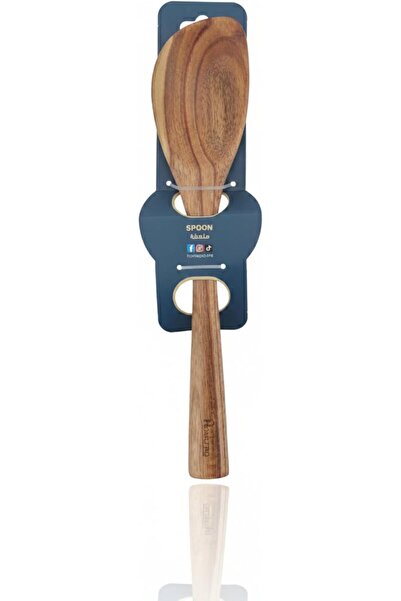 HOMEPRO Acacia Wood Spoon – Solid Wooden Kitchen Spoon for Stirring, Tasting,...