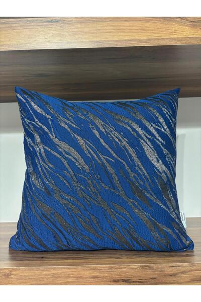 KIRLENTİM Dark Blue-Grey Jacquard Woven Kirlent Cover