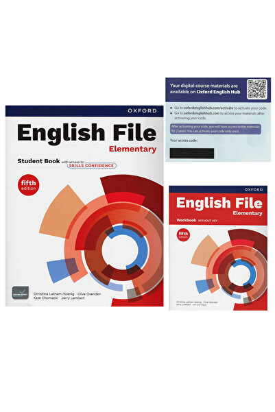 Cambridge Publishing English File Fifth 5Th Edition Elementary Student Book a...