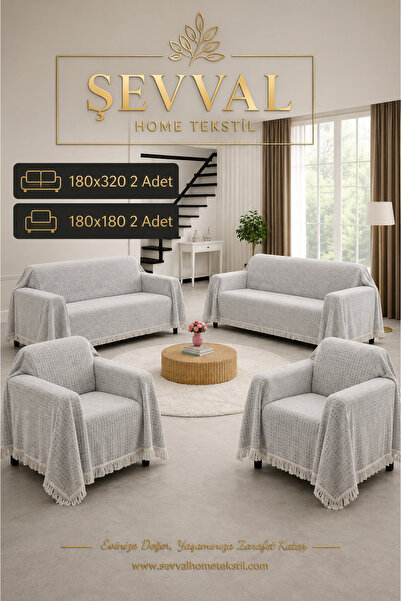 İsmail Gürel Windores Çok Amaçlı Natural Takım Koltuk, Kanepe, Çekyat Için De...