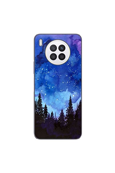 OEM Husa compatibila cu Huawei Nova 8i Silicon Gel Tpu Model Night Forest
