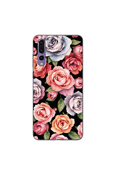 OEM Husa compatibila cu Huawei P20 Pro Silicon Gel Tpu Model Colorfull Roses ...